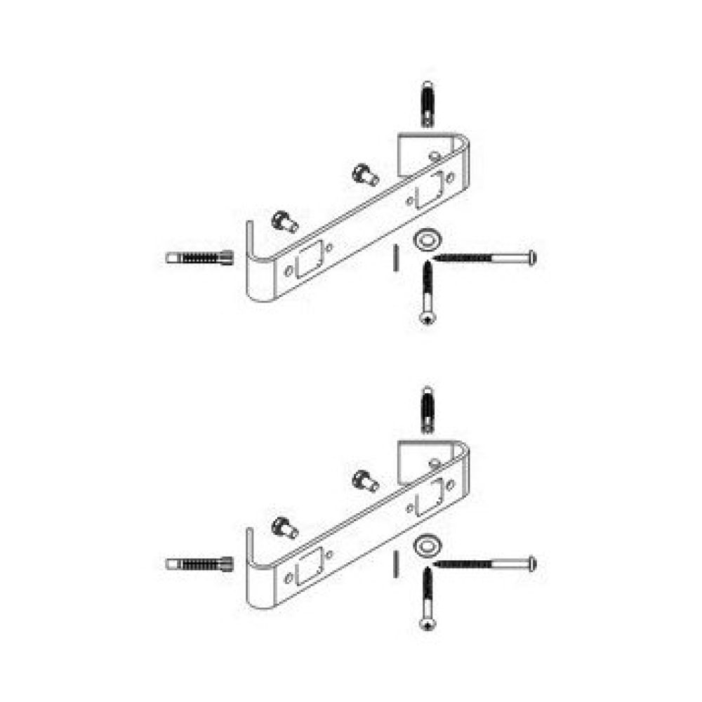 Монтажный угловой набор для душевой панели hansgrohe Raindance Lift 27999000