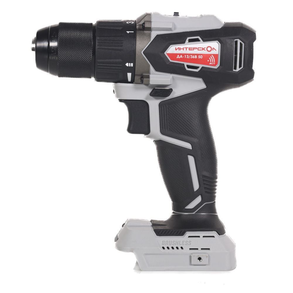 Аккумуляторная дрель-шуруповерт ИНТЕРСКОЛ ДА-13/36В 50, 36 В, 1700 об/мин, без АКБ и ЗУ (851.0.0.70)