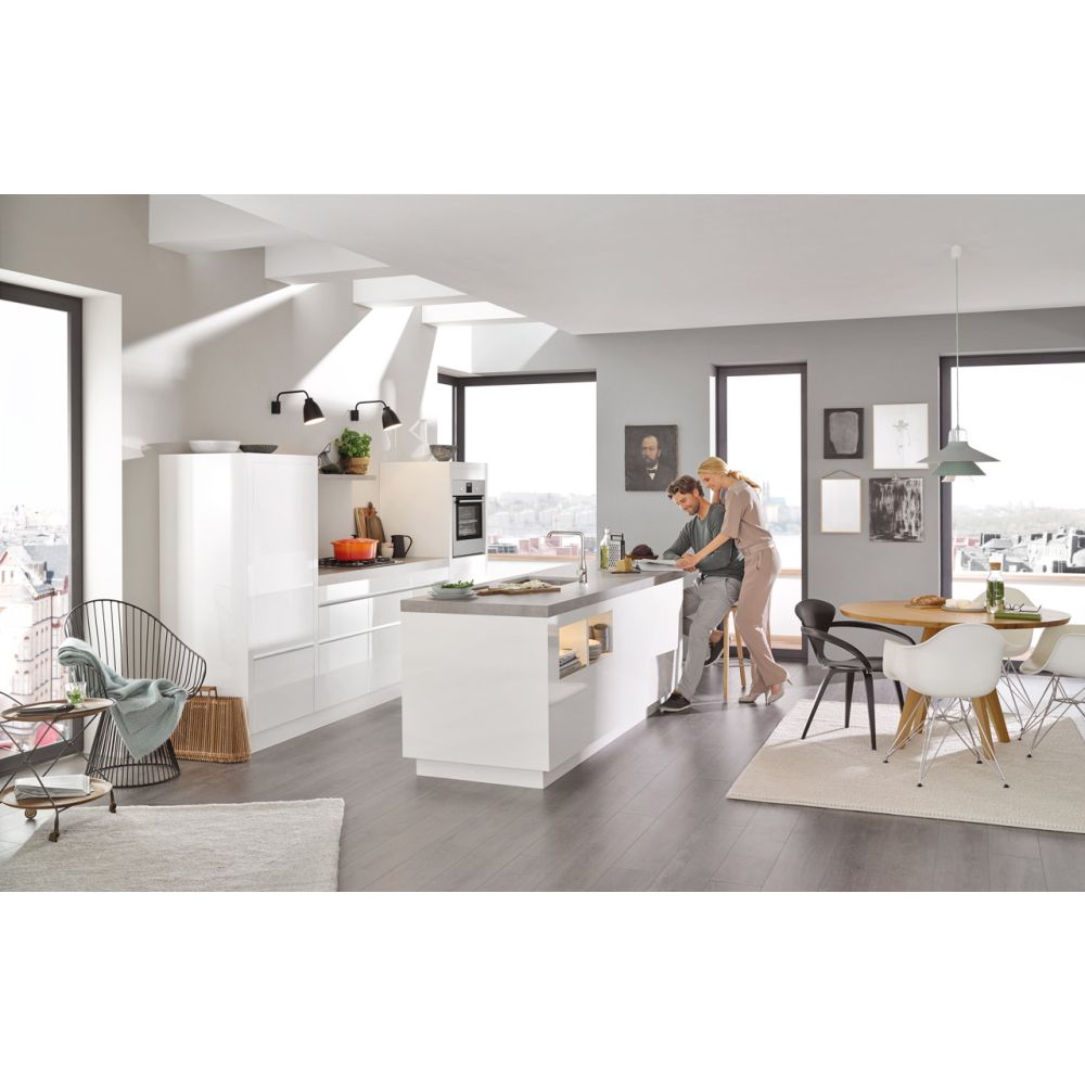 Смеситель для кухни GROHE Essence с поворотным изливом, суперсталь (30269DC0)