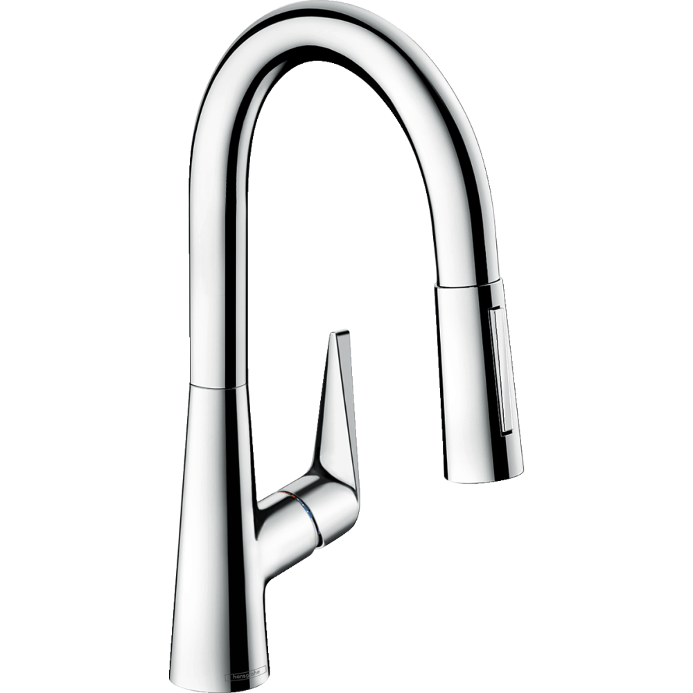 Смеситель для кухонной мойки hansgrohe Talis M51 160, с вытяжным душем 2jet 72815000, хром