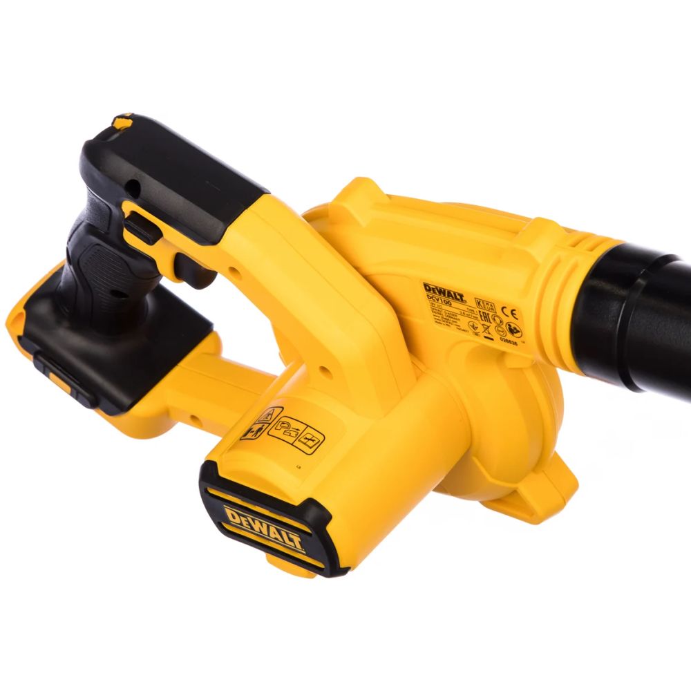 Аккумуляторная воздуходувка DEWALT DCV100P1, 18 В, 168 м³/ч, с АКБ 5 Ач и ЗУ (DCV100P1-XJ)