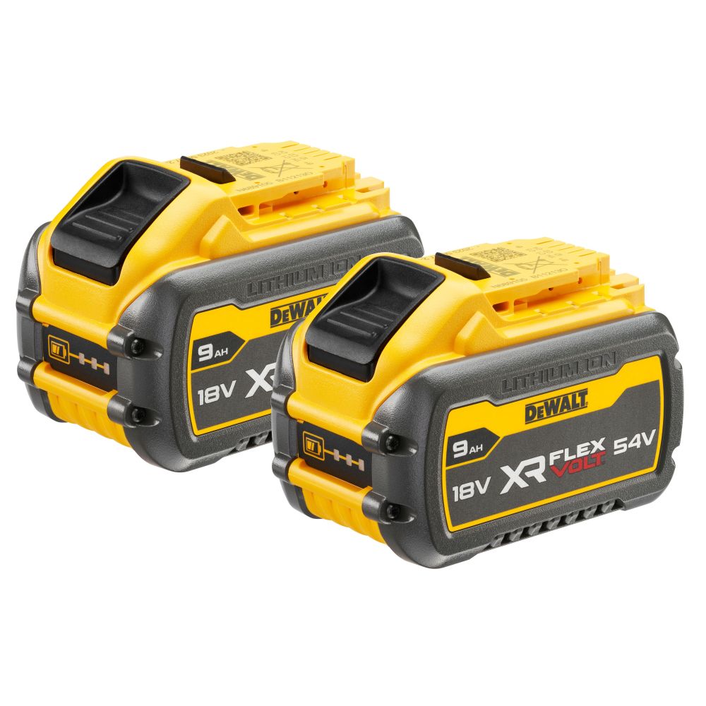 Аккумулятор DEWALT FLEXVOLT DCB547X2, Li-Ion, 18/54 В, 9/3 Ач, 2 шт. (DCB547X2-XJ)