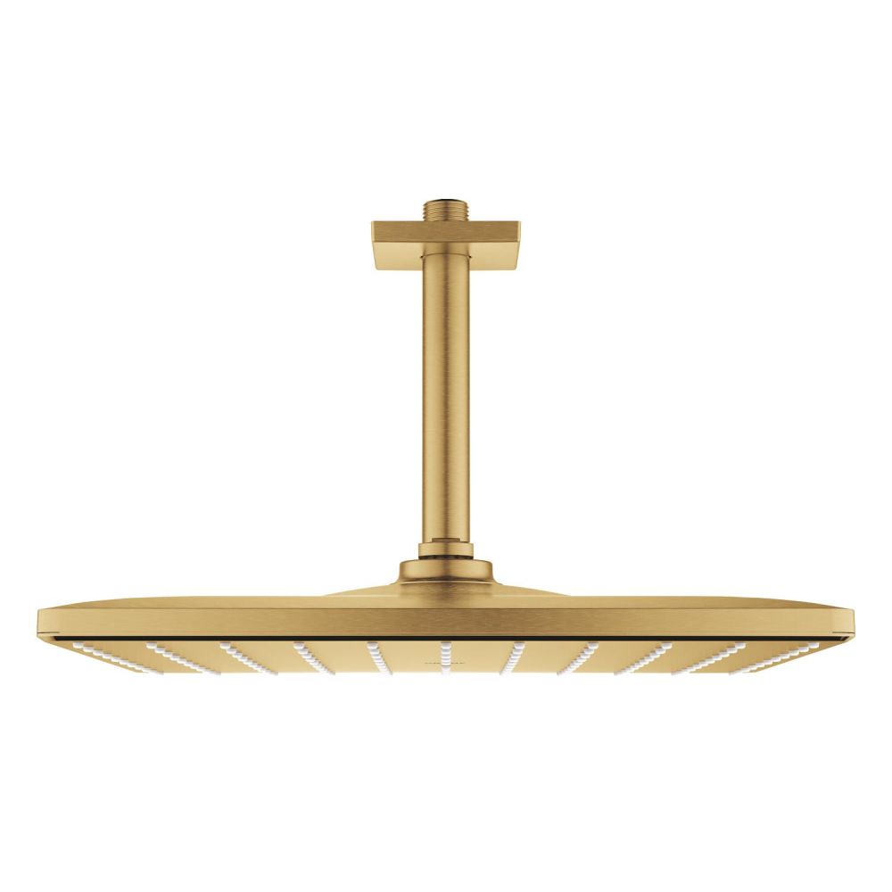 Верхний душ GROHE Rainshower Mono 310 Cube, 9,5 л/мин, 1 режим, 142 мм, холодный рассвет матовый (26566GN0)