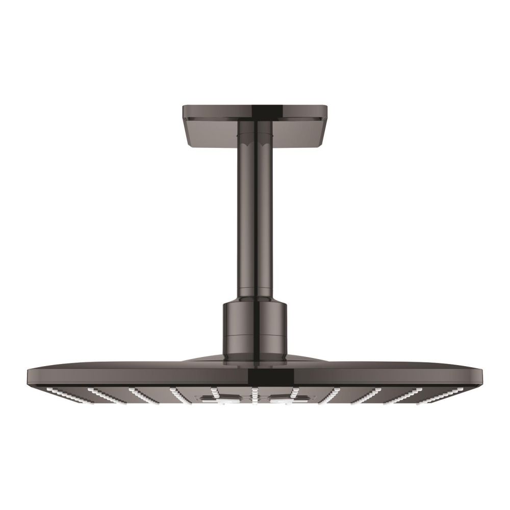Верхний душ GROHE SmartActive 310 Cube, 2 режима, 142 мм, темный графит глянцевый (26481A00)