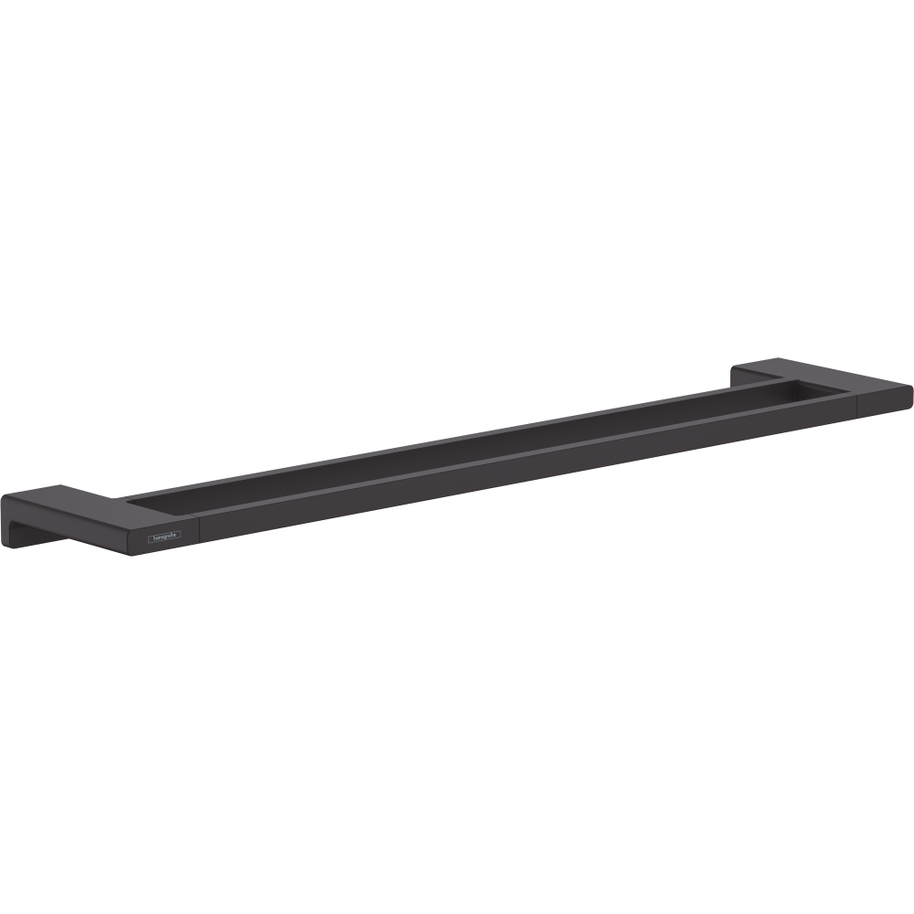Держатель для полотенец hansgrohe AddStoris двойной 41743670, матовый черный