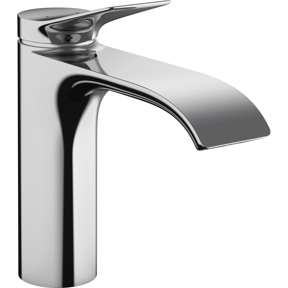 Смеситель для раковины hansgrohe Vivenis 110 со сливным гарнитуром 75020000, хром