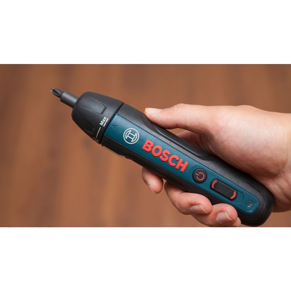 Аккумуляторная отвертка Bosch GO 2, 3.6 В, 5 Нм, 360 об/мин, cо встроенной АКБ 1.5 Ач, без ЗУ, в кейсе, 06019H2100