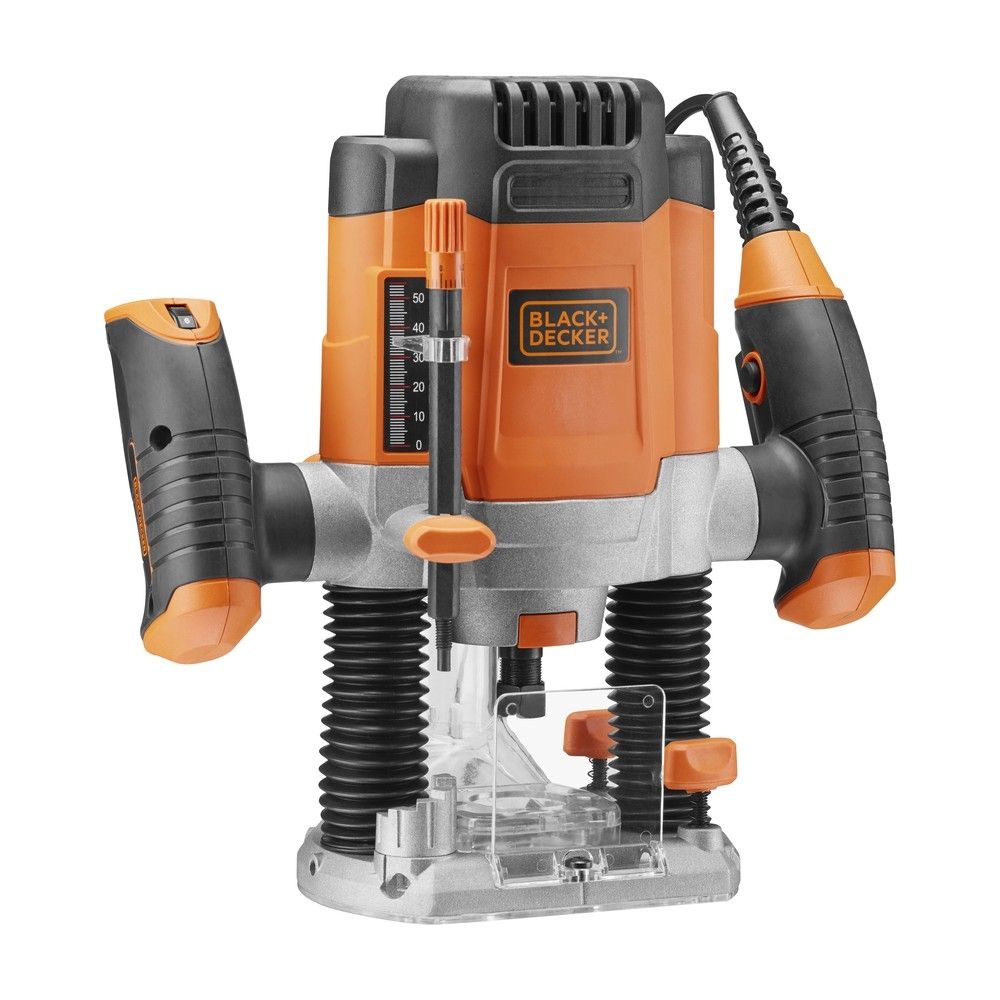 Фрезер BLACK+DECKER KW1200EKA, 1200 Вт, 28000 об/мин, 55 мм (KW1200EKA-QS)