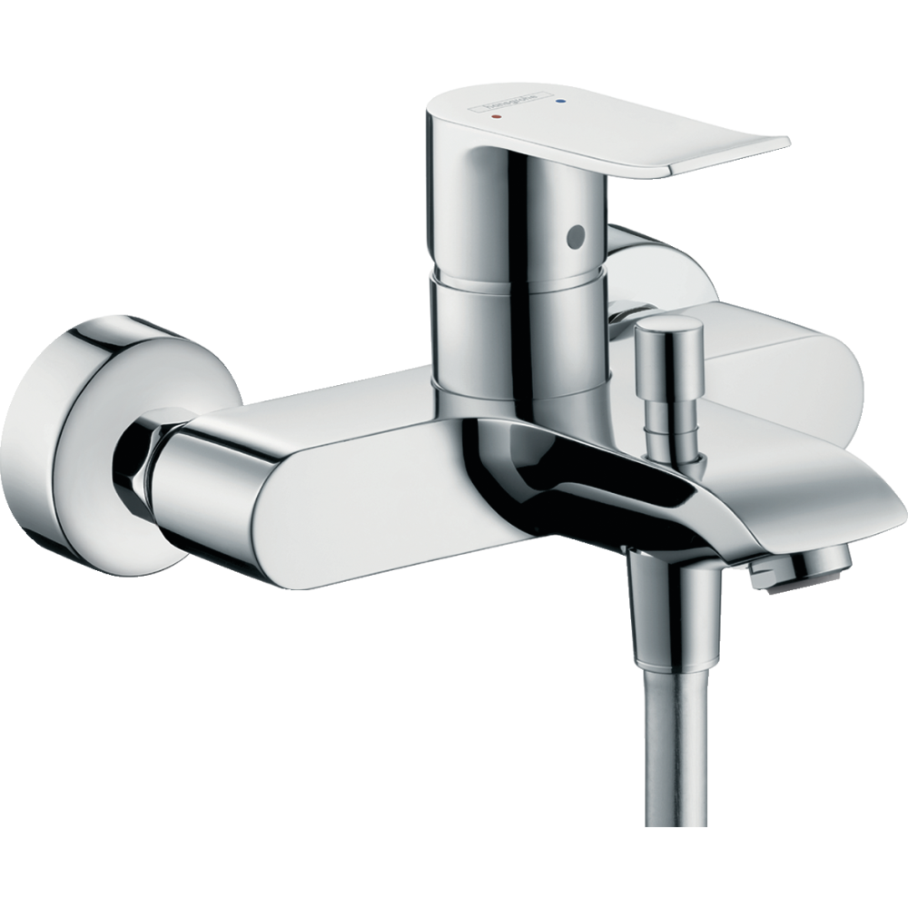 Смеситель для ванны hansgrohe Metris внешнего монтажа 31480000, хром