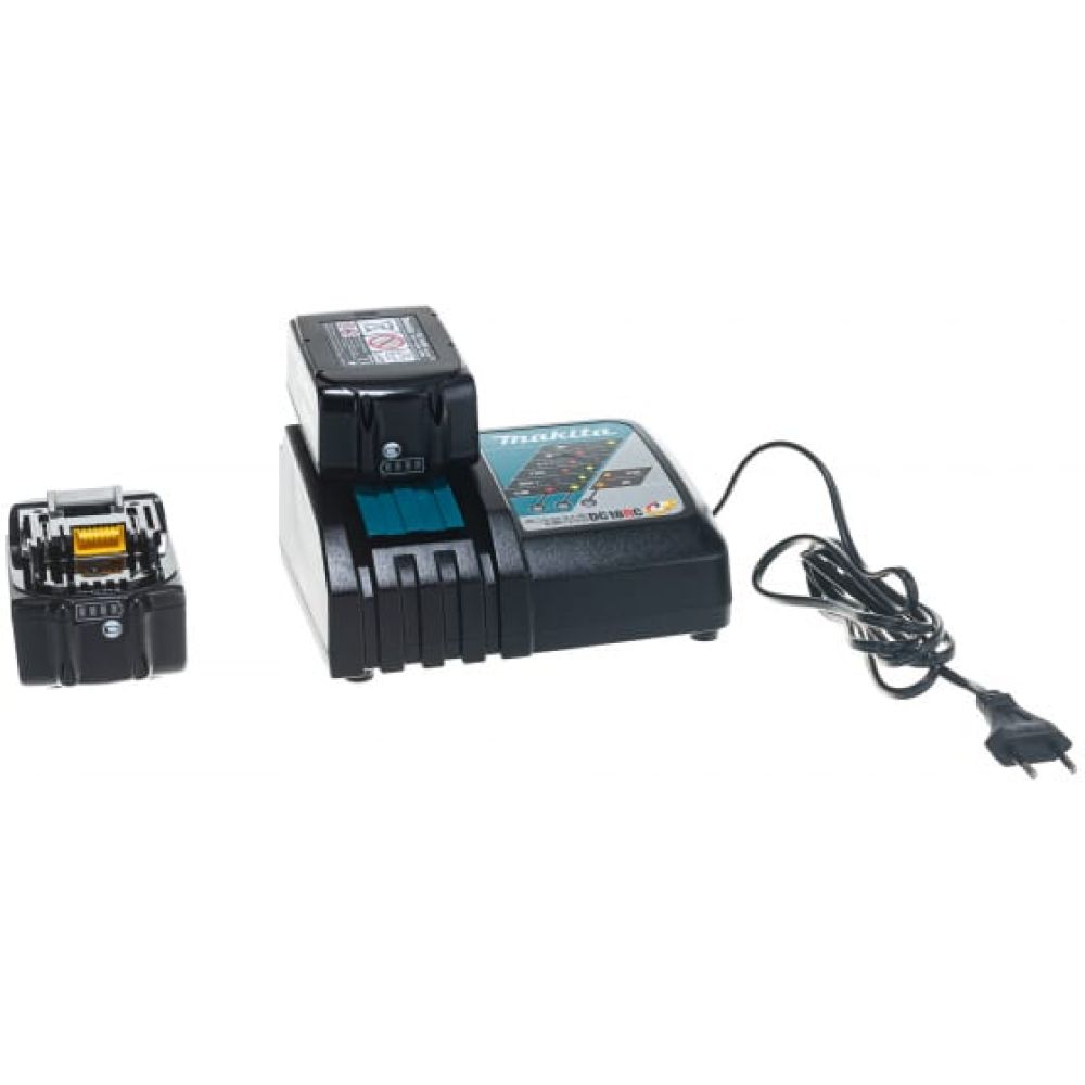 Набор Makita PSK MKP1RM182: 2 АКБ BL1840B, Li-Ion, 18 В, 4 Ач и быстрое ЗУ DC18RC, 7.2-18 В, 9 А, в кейсе MakPac, 198310-8