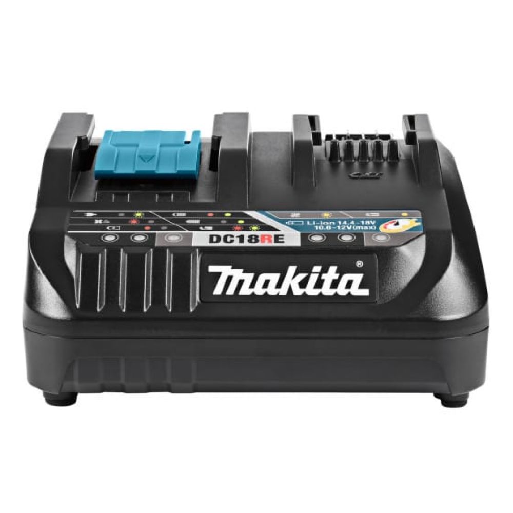 Быстрое зарядное устройство Makita DC18RE, двойное, 10.8/12 B, 5 А и 14.4/18 B, 9 А, 198445-5