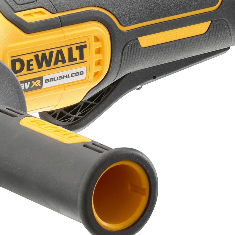 Аккумуляторная угловая шлифмашина DEWALT DCG406P1T, 18 В, 125 мм, 9000 об/мин, с АКБ 5 Ач и ЗУ, в кейсе TSTAK (DCG406P1NT-XJ)