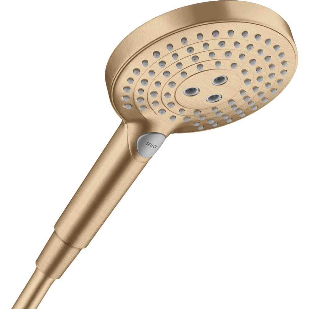 Ручной душ hansgrohe Raindance Select S 120 3jet 26530140, шлифованная бронза