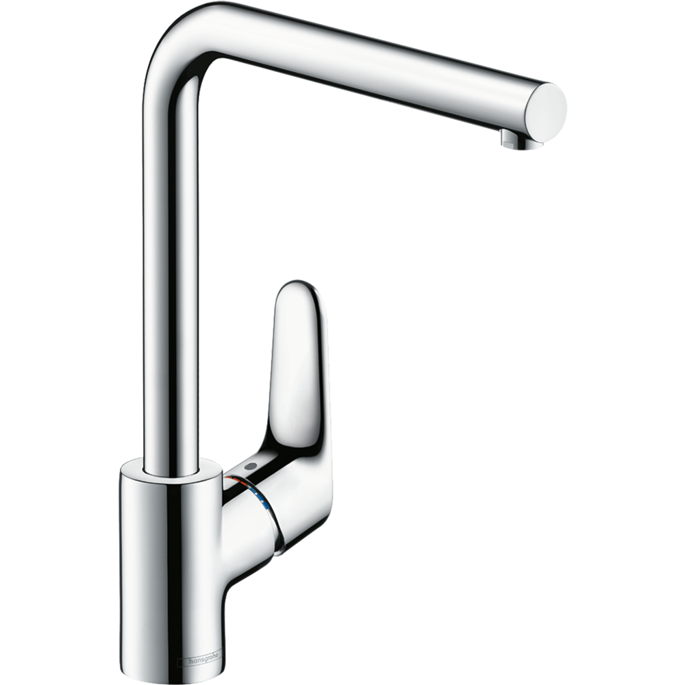 Смеситель для кухонной мойки hansgrohe Focus M41 280, с поворотным изливом 31817000, хром