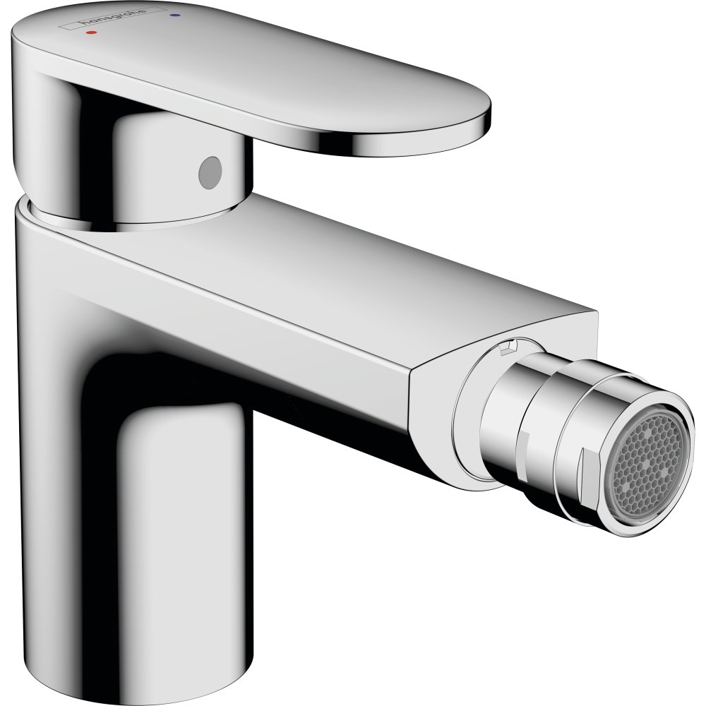 Смеситель для биде hansgrohe Vernis Blend со сливным гарнитуром 71210000, хром