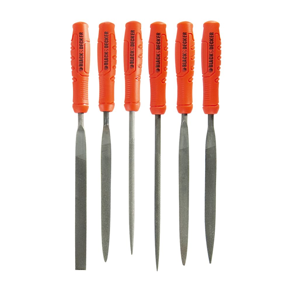 Набор из 6 надфилей BLACK+DECKER BDHT0-22270