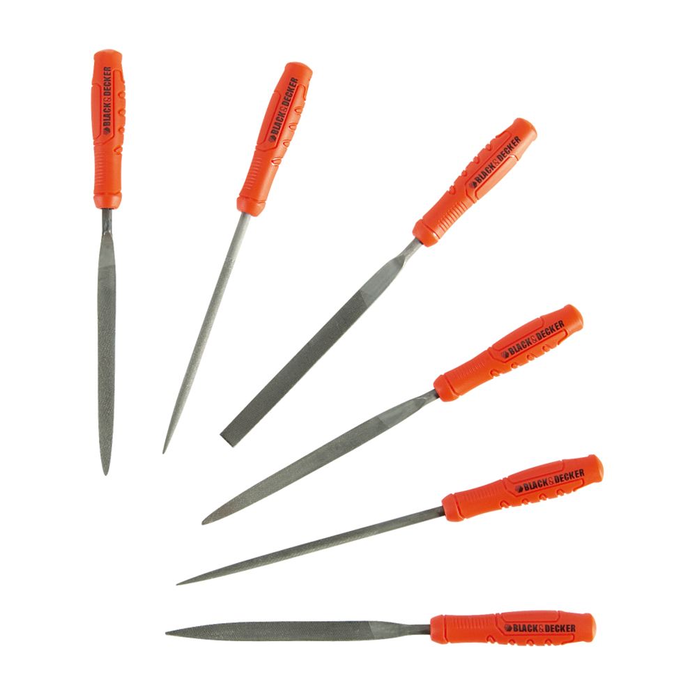 Набор из 6 надфилей BLACK+DECKER BDHT0-22270