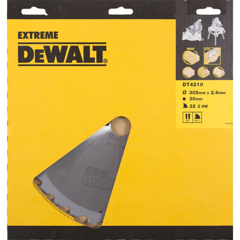 Пильный диск DEWALT EXTREME WORKSHOP DT4210, 305/30 мм.