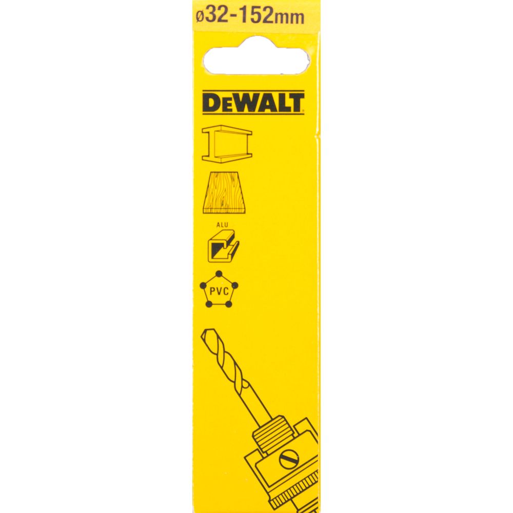 Держатель для биметаллических коронок DEWALT DT8102, 32-210 мм