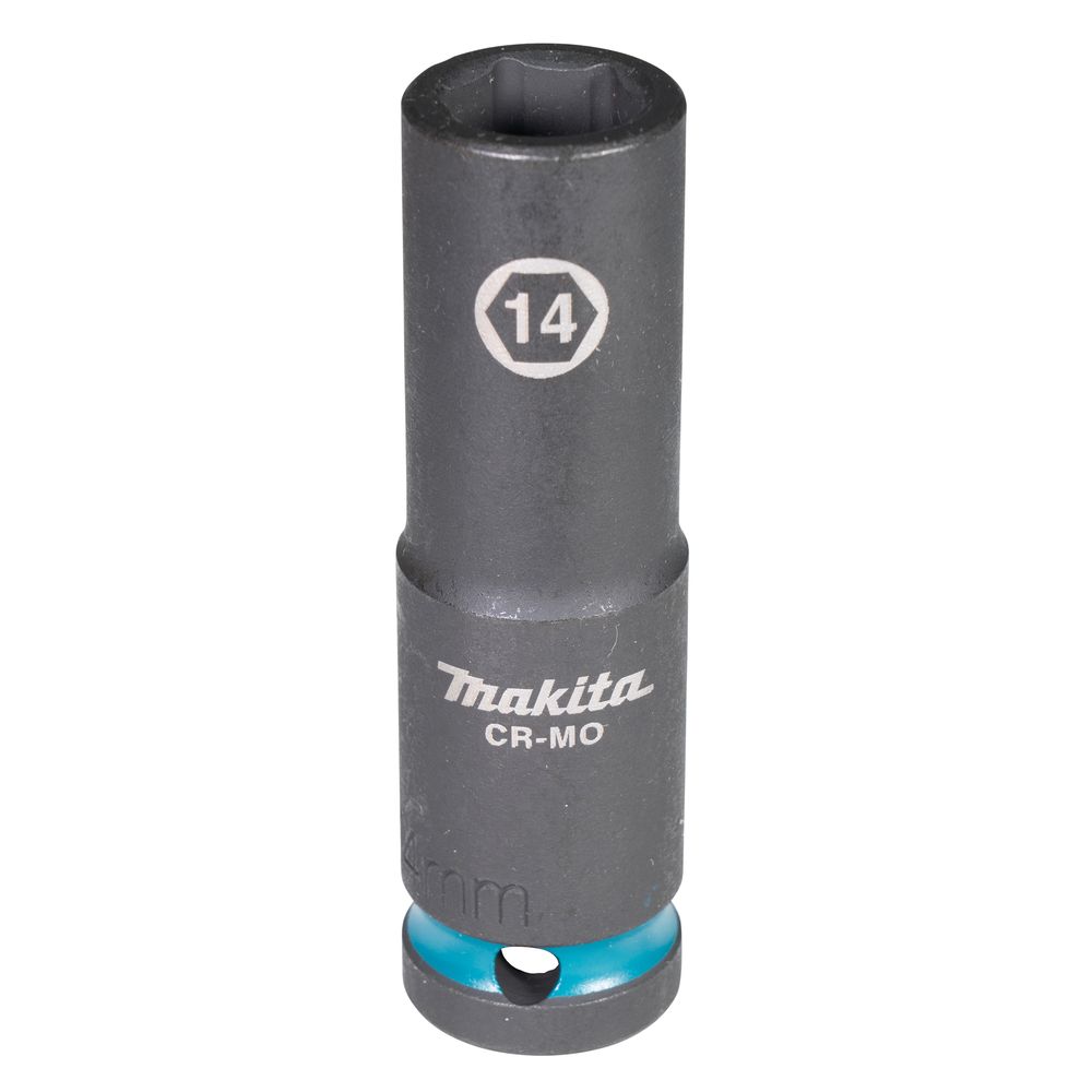 Ударная удлиненная торцовая головка Makita Impact Black 1/2" 14x81, 5 мм , E-16455
