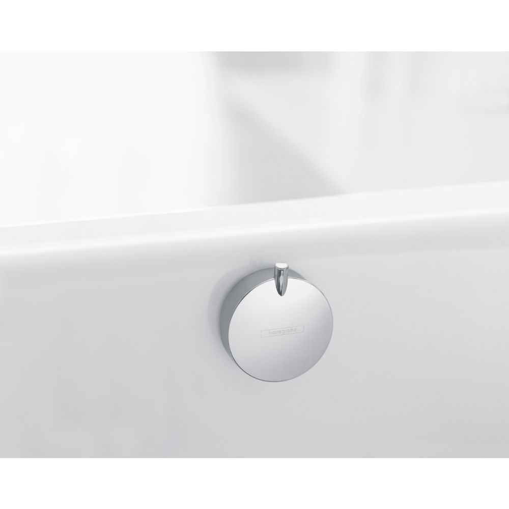 Внешняя часть системы слива-перелива для ванны hansgrohe Flexaplus S 58186000, хром