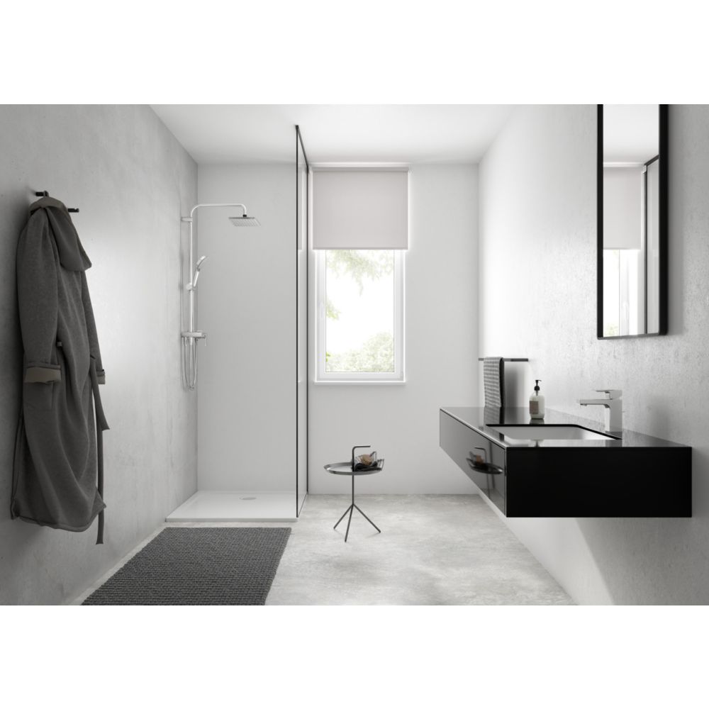 Смеситель для раковины hansgrohe Vernis Shape 100, со сливным гарнитуром 71561670, матовый черный