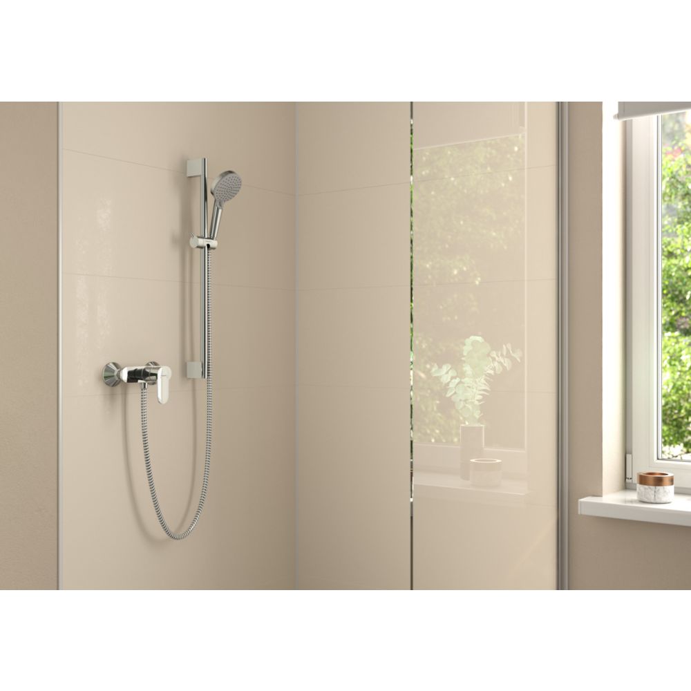 Душевой гарнитур hansgrohe Vernis Blend 100 2jet Vario cо штангой 65 см 26275000, хром