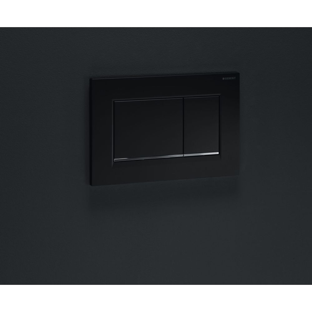 Клавиша смыва Geberit Sigma30, матовый черный, 115.883.14.1