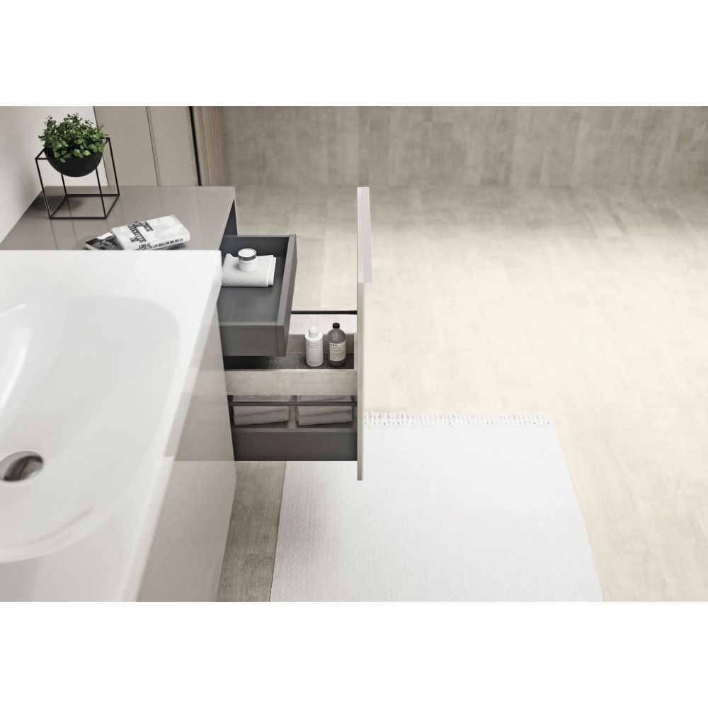 Боковой шкаф Geberit Acanto 45 см, лавовый, 500.618.JK.2