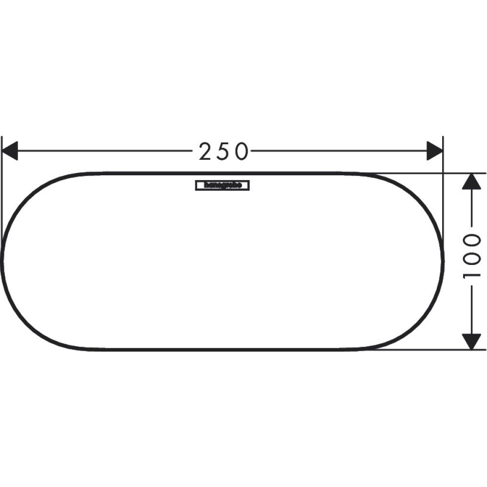 Крышка контейнера для хранения hansgrohe WallStoris 27925700, матовый белый