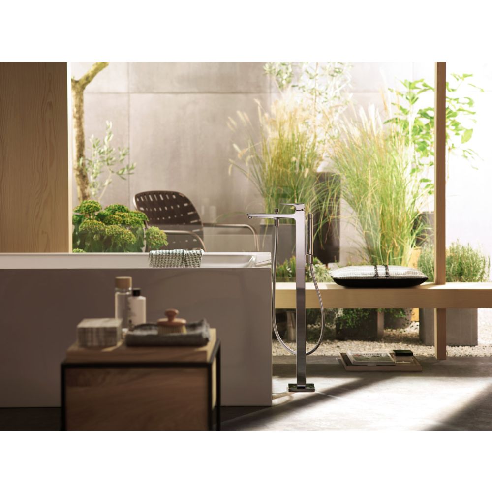 Внешняя часть смесителя для ванны hansgrohe Metropol напольного монтажа 32532000, хром