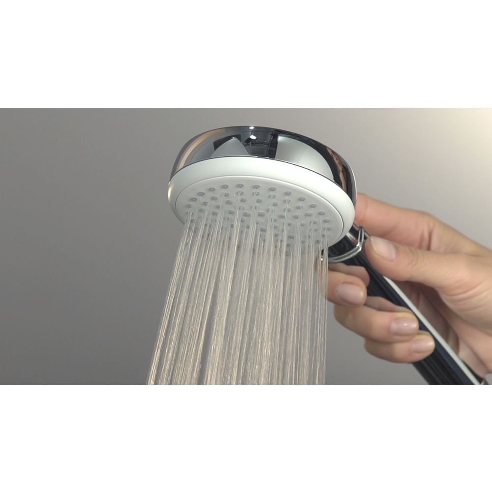 Ручной душ hansgrohe Crometta 100 1jet 26825400, белый/хром