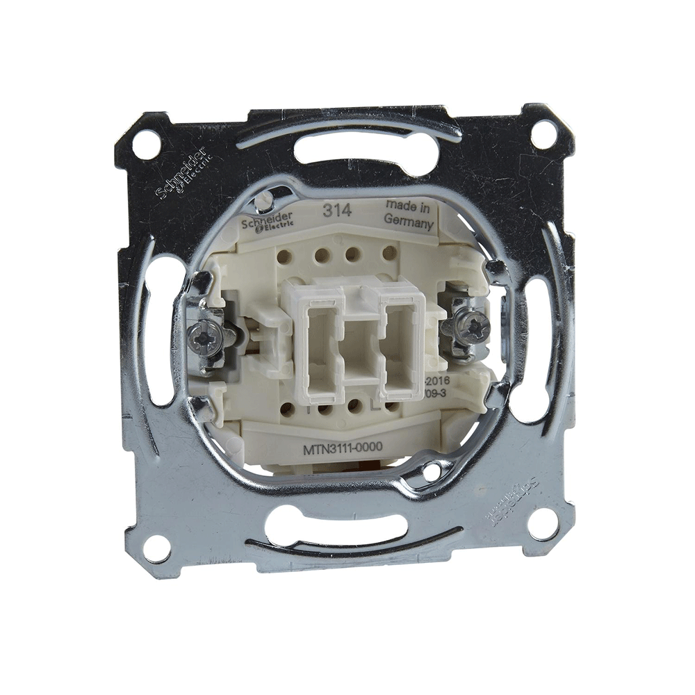 Механизм выключателя 1-клавишного схема 1 Merten Aquadesign Schneider Electric MTN3111-0000