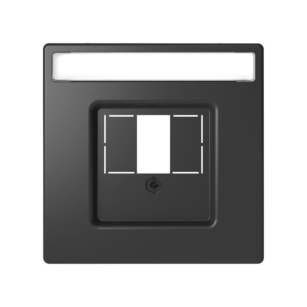 Лицевая панель для TAE/Audio/USB Merten D-Life Schneider Electric антрацит MTN4250-6034
