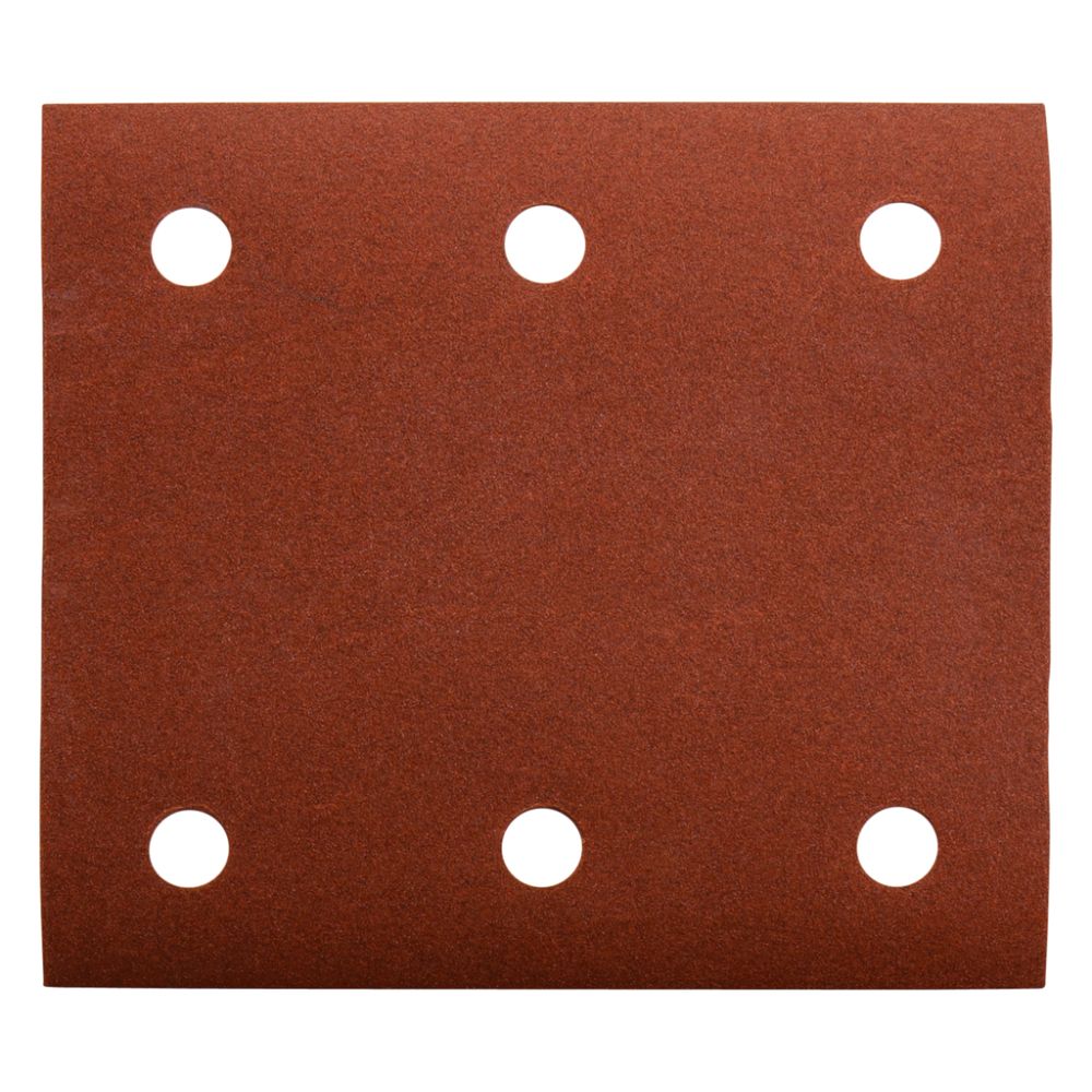 Бумага шлифовальная для шлифмашинок Makita 114х102 мм, K120, цвет красный, 50 шт., P-42450