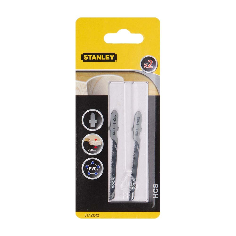 Набор пилок для лобзика HCS по дереву STANLEY STA23042, T119BO, 2шт