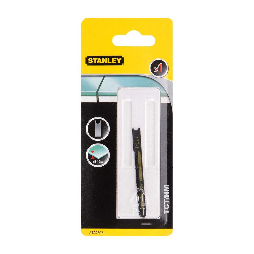 Пилка для лобзика TCT по плитке JSM STANLEY STA26021, B0490, 1шт