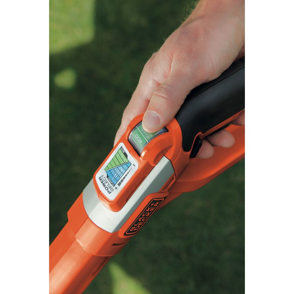 Триммер аккумуляторный BLACK+DECKER GLC3630LB, 36 В, 6500-8500 об/мин, 30 см