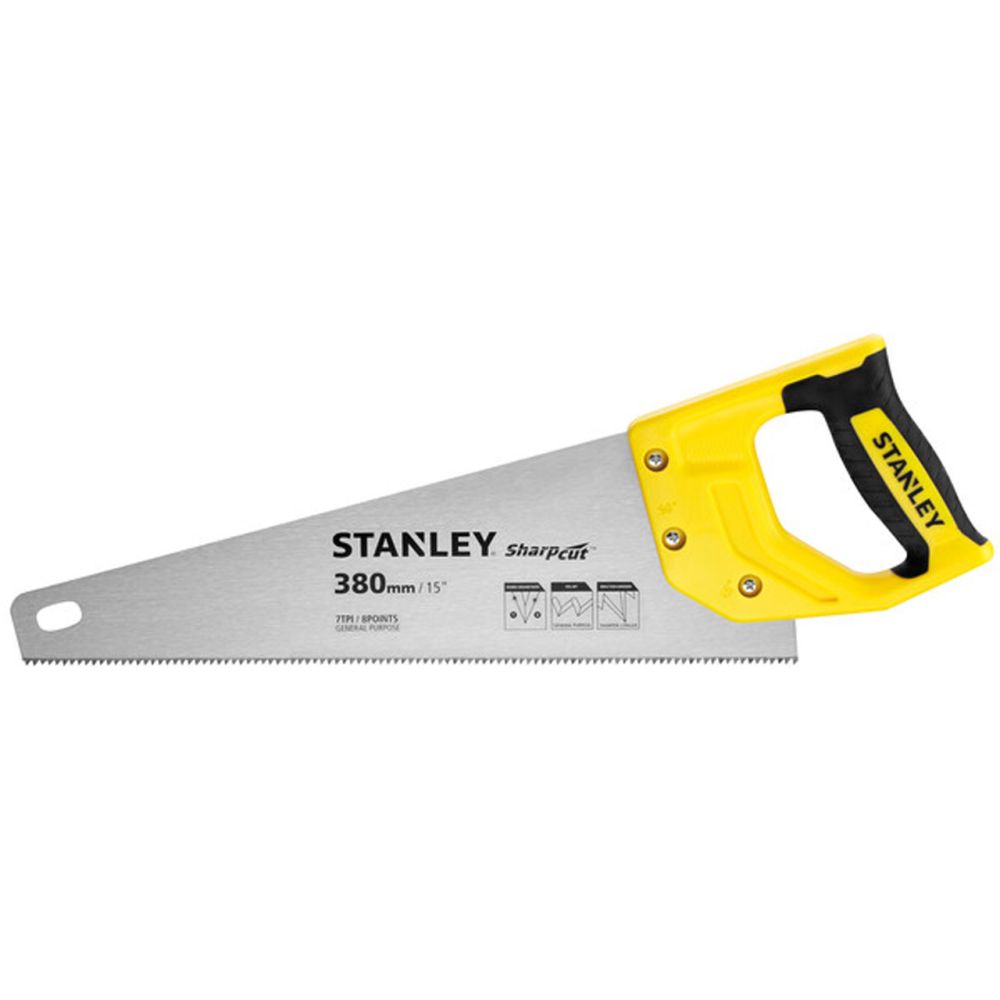 Ножовка STANLEY 380мм SHARPCUT 7TPI STHT20366-1