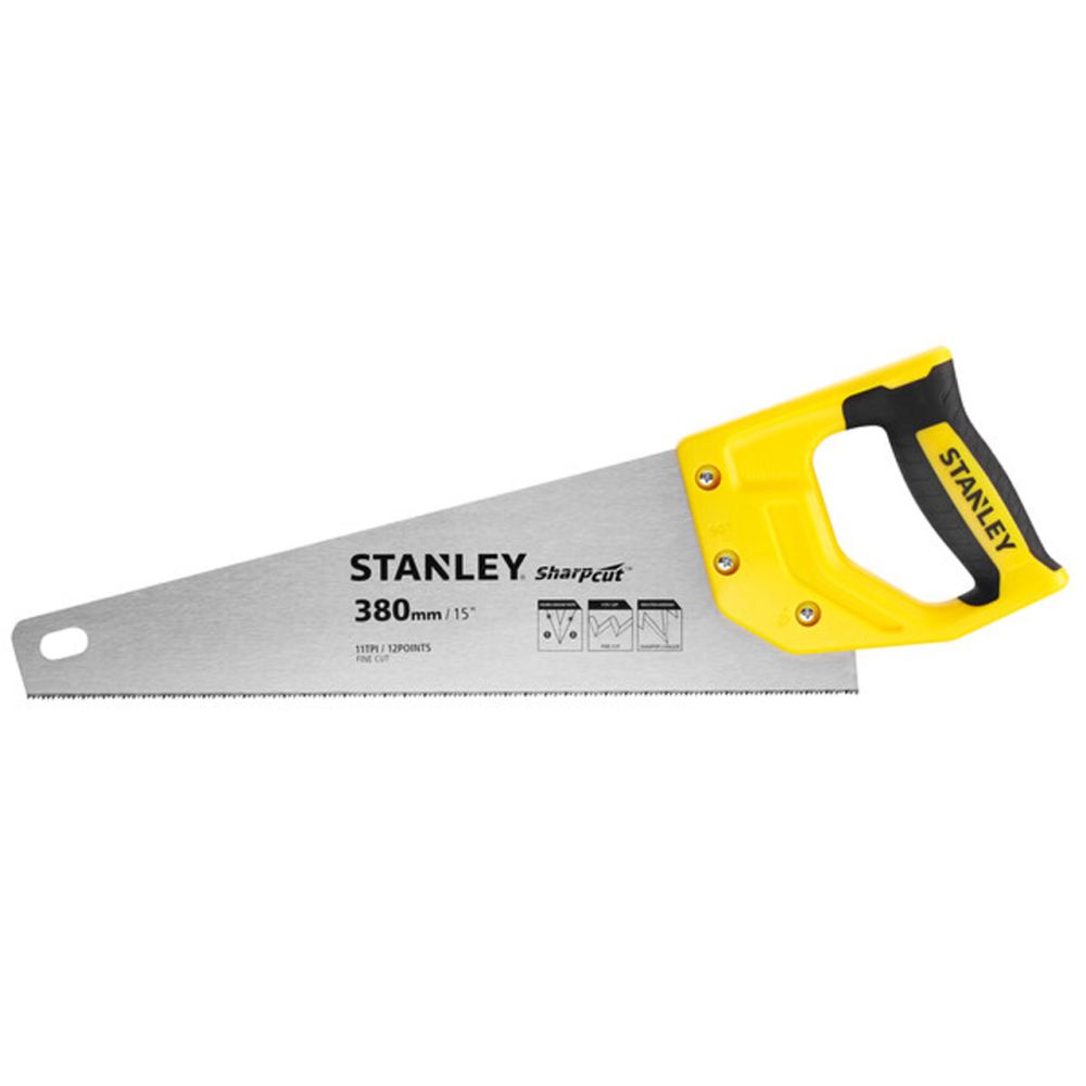 Ножовка для дерева STANLEY 380мм SHARPCUT 11TPI STHT20369-1