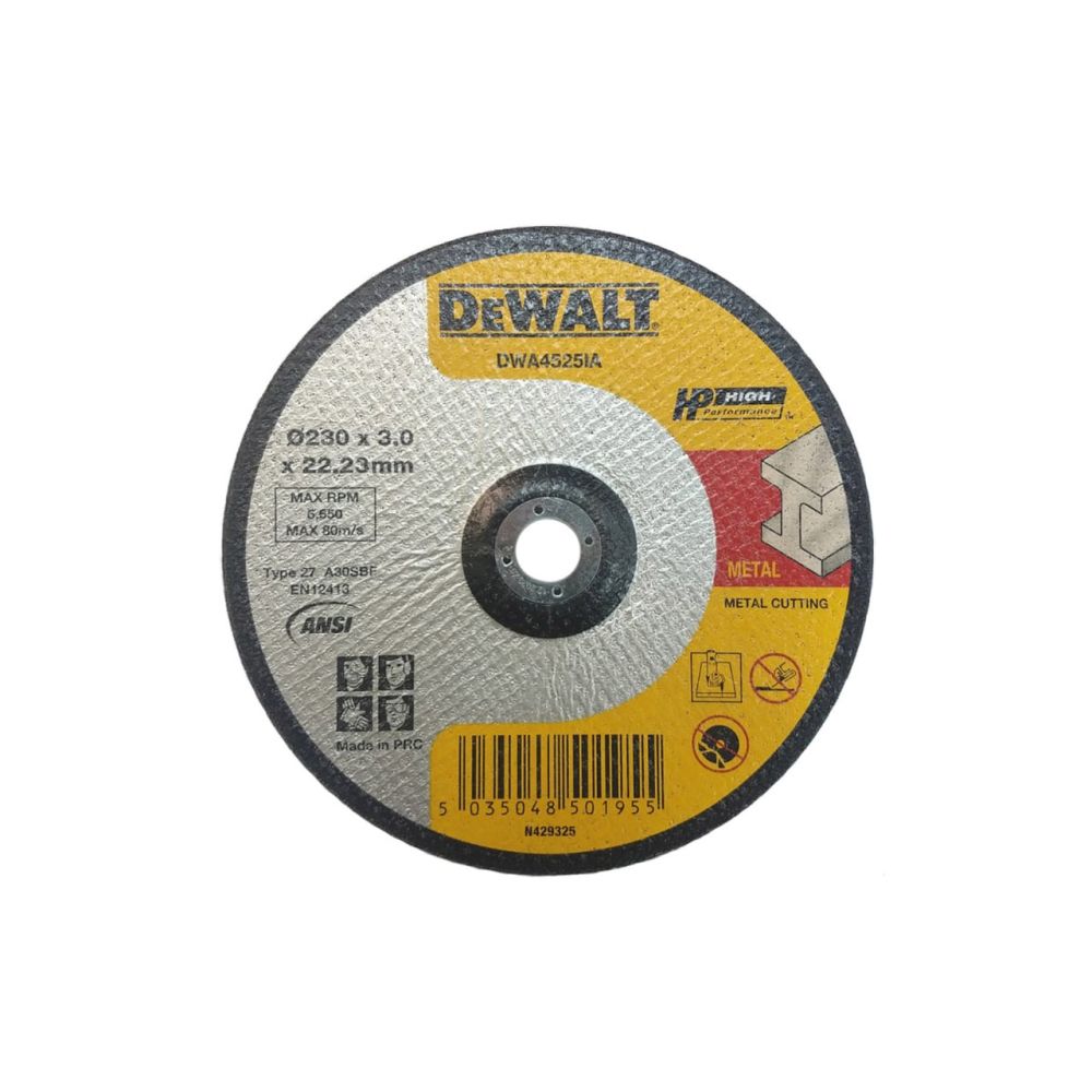 Круг отрезной по металлу DeWALT DWA4525IA 230 x22.2x 3.0