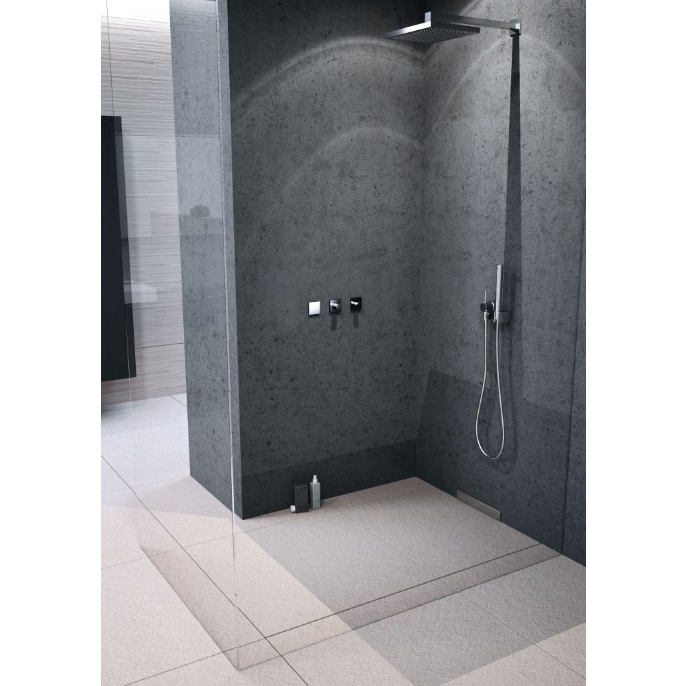 Декоративный комплект Geberit для водоотвода в стене, нержавеющая сталь, 154.336.FW.1