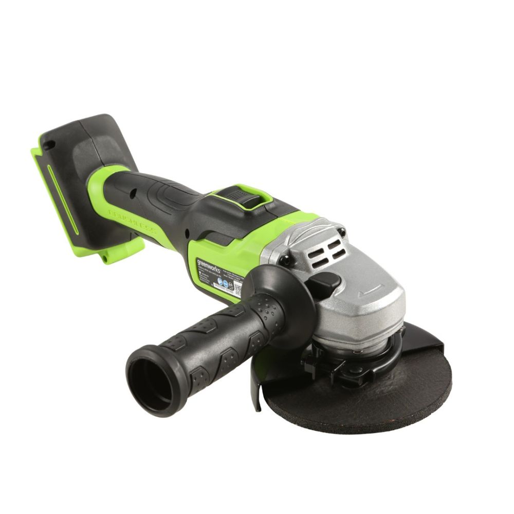 Угловая шлифовальная машина, аккумуляторная Greenworks, 24V, без АКБ и ЗУ, 3200207