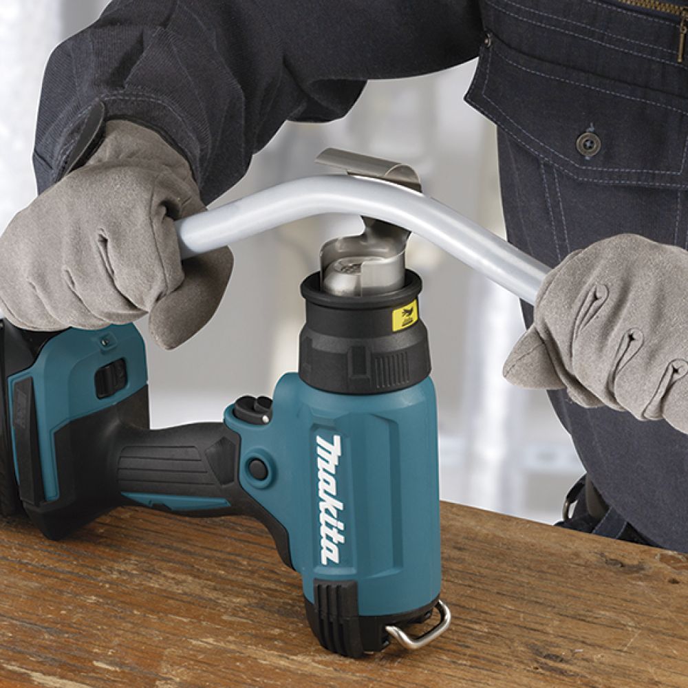 Аккумуляторный тепловой пистолет (фен) Makita LXT 18В, 1 режим, 550°, АКБ 5.0 Ач, З/У, кейс MakPac (УЦЕНЕННЫЙ ТОВАР) DHG181RT1J