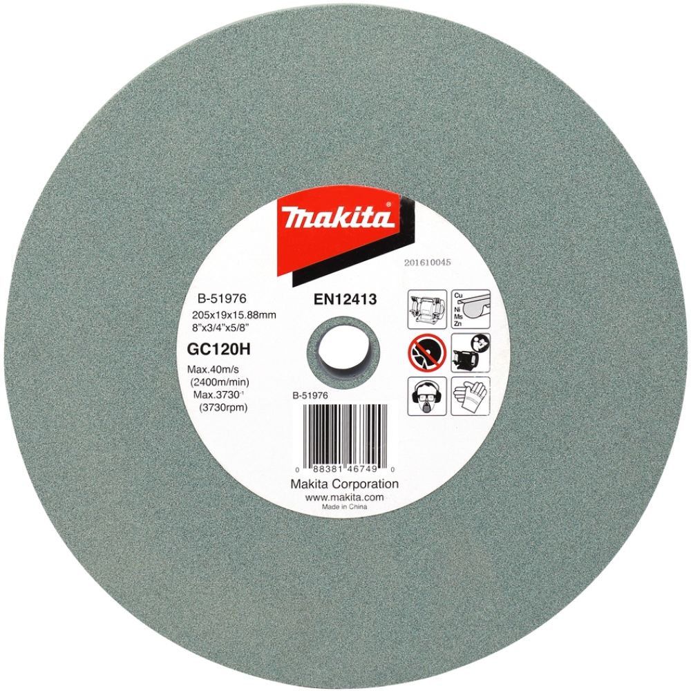 Точильный круг Makita 205x19x15, 88 мм, GC120, B-51976