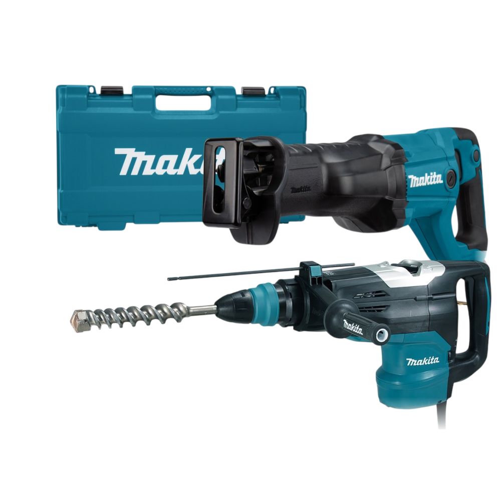Набор электроинструмента Makita: перфоратор HR5202C + сабельная пила JR3051TK (ACSET-39)