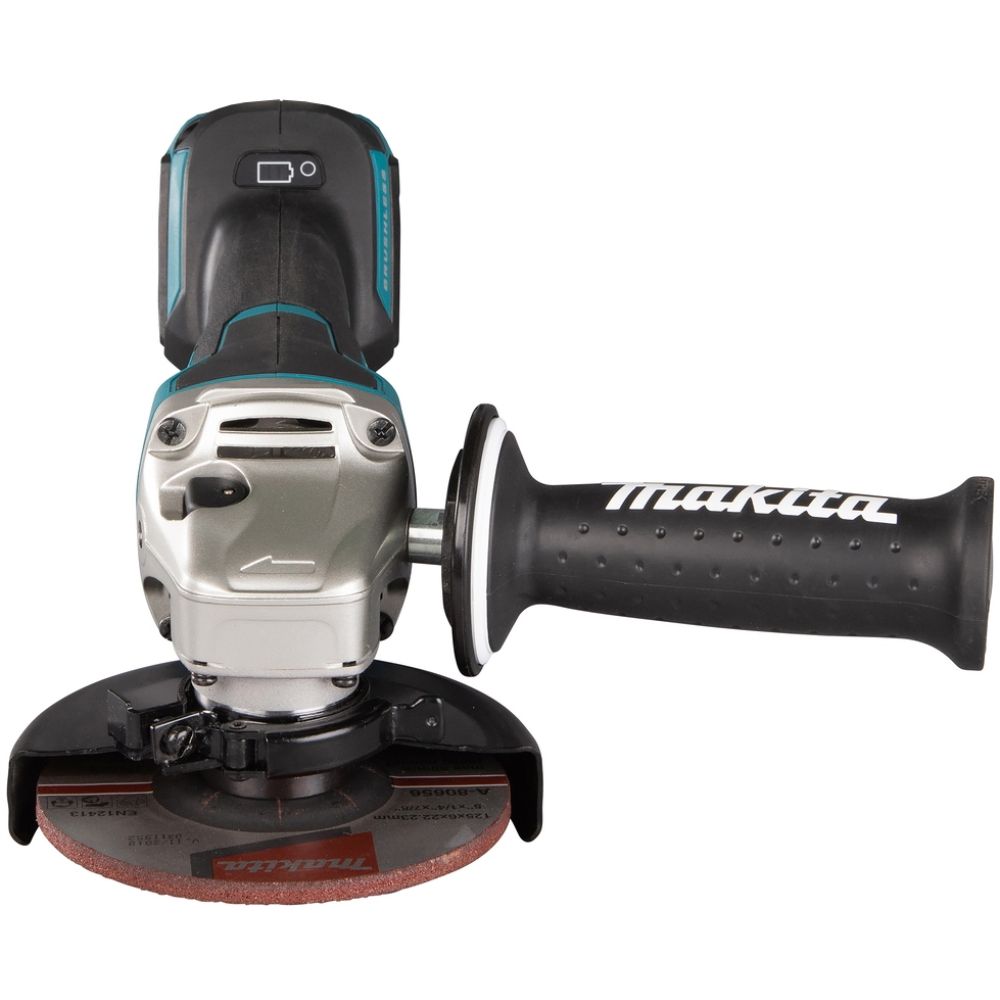 Аккумуляторная угловая шлифмашина Makita DGA508, 18 В, 125 мм, 8500 об/мин, с АКБ 3 Ач и ЗУ (DGA508P1Z)
