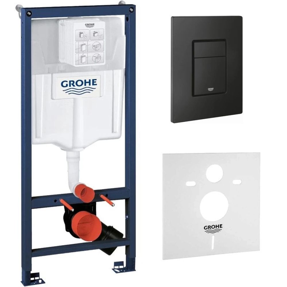 Комплект инсталляции GROHE 38811KF0 с унитазом Aquatek МИЯ и сиденьем с микролифтом (NW0155)