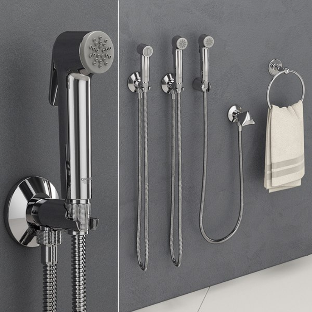 Набор для гигиенического душа GROHE Tempesta-F Trigger Spray 30, 1250 мм, хром (27514001/U1), уцененный товар
