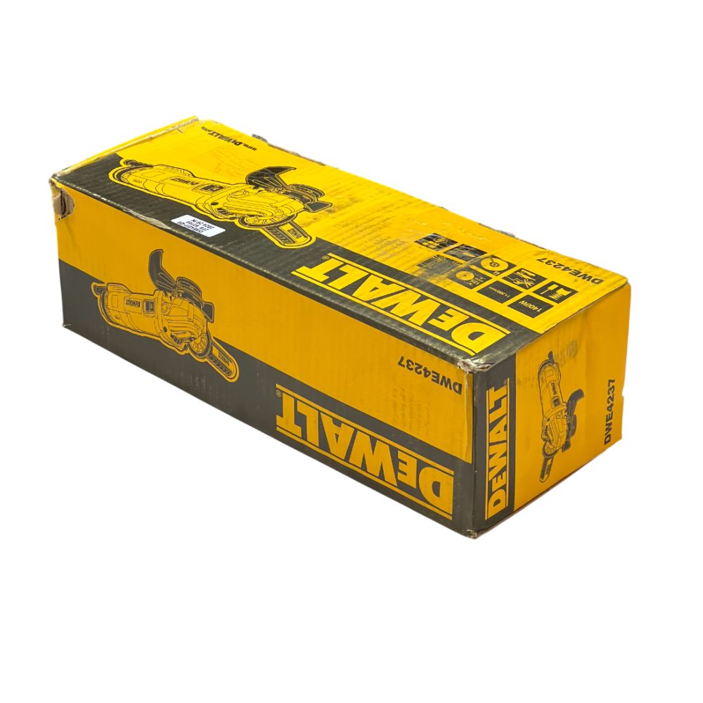 Угловая шлифмашина DEWALT DWE4237, 1400 Вт, 125 мм, 11500 об/мин, (УЦЕНЕННЫЙ ТОВАР) (DWE4237-QS/U2)
